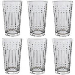 Jogo 6 Copos 320ml 13cm Drop Em Vidro